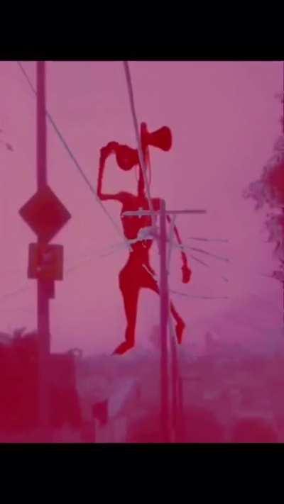 Siren head is vibing