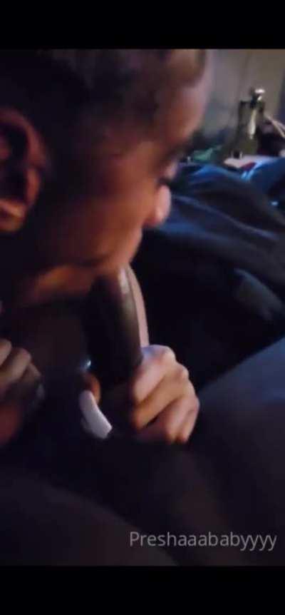 Chynatheestallion aka preshatheestallion sucking dick full vid 2:45 mins got y’all for the 5