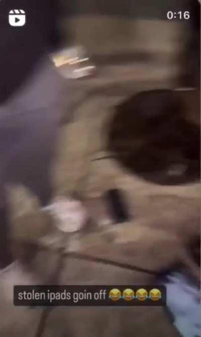 After a raid on the Apple store in Philadelphia, Apple remotely blocked all the stolen devices. These idiots are shocked and outraged!