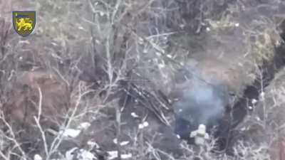 Close distance trench fighting: Ukrainian soldiers of the 60th Mechanized Brigade defend their positions in the direction of Terny. January 2025