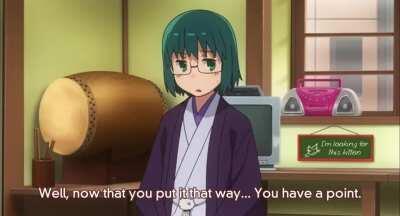 Just read the manga [Joshiraku]