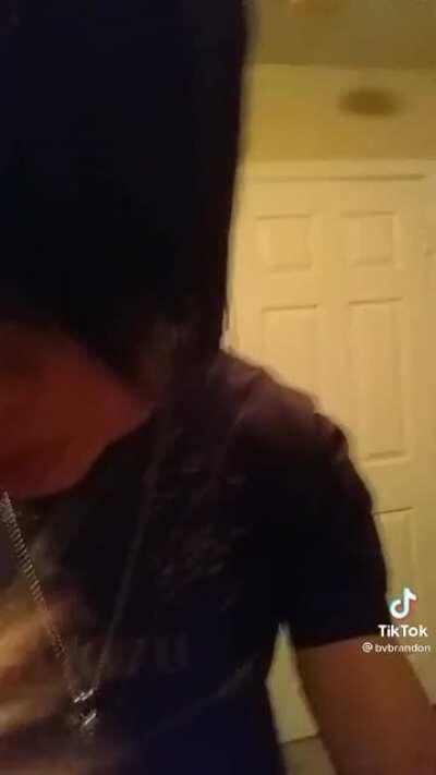 He can rap he can cut he can use a flat iron, what a man