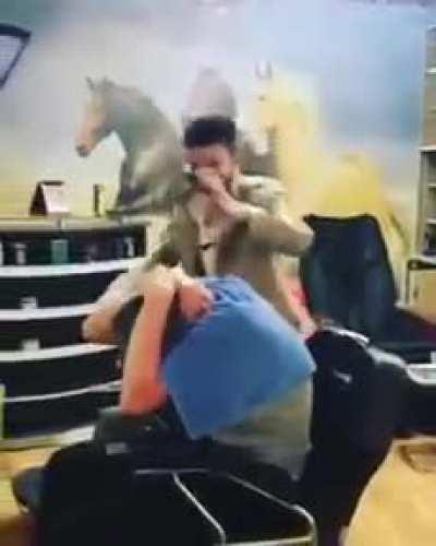 An interesting haircut