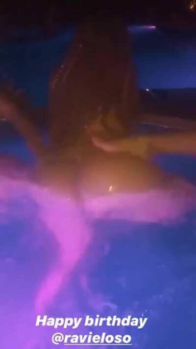 Lil snippet from her birthday trip