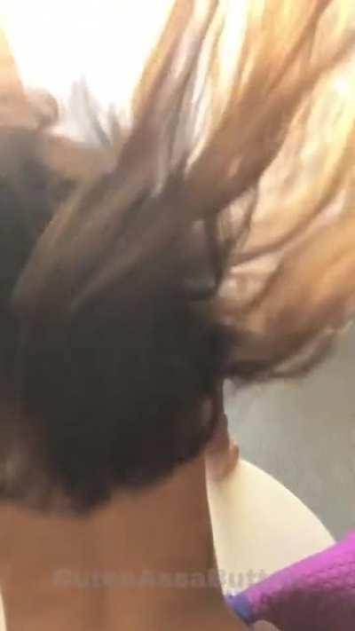 It’s all in the hair toss