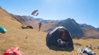WCGW not staking your tent properly