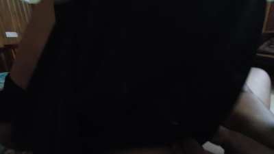 Guess what she's doing under the sheets