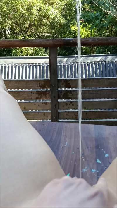 I couldn’t hold my piss any longer