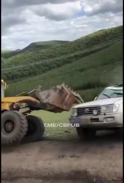 correcting a flipped car