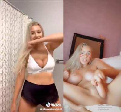 Csblondebombshell Tiktok star Onlyfans leak. Link in comments