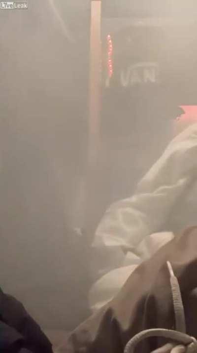 Lighting fireworks in a dorm room