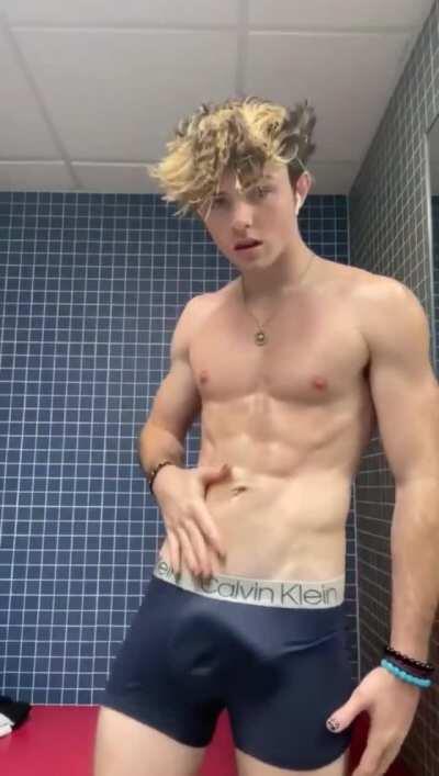 Gets in some good sweat..