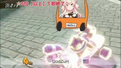 Nene drives off cliff and fucking dies