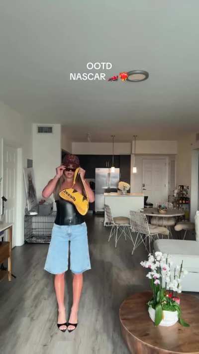 Dressed for NASCAR Miami