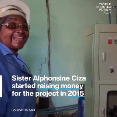 Congo nun overcomes blackouts by building hydroelectric plant for her community