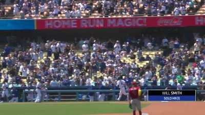 [Highlight] [Highlight] Will Smith goes yard to left for his first HR of the season