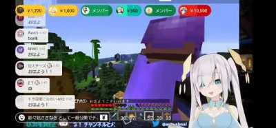 Ars Almal fell asleep playing Minecraft yesterday. Belmond Banderas eventually arrived on the scene and after trying a variety of things, he finally succeeded in waking up the sleeping beauty from her 30-minute nap using a bell. A true hero.