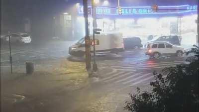 Myrtle and Dekalb, Bushwick Brooklyn Flash Flooding