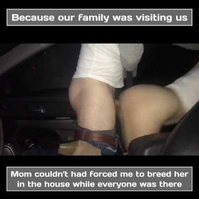 Mom needs help in the car