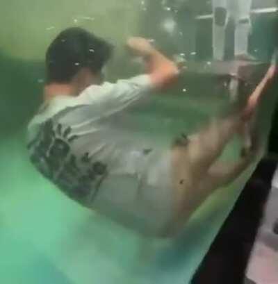 Don't touch the fish.