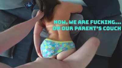 I fell in love with my stepsister's butt, and ended up fucking her