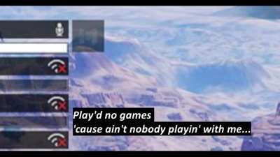 playing battle royale matches be like...