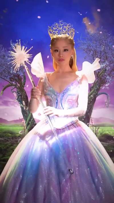 Ariana as 'Glinda' in Wicked - IG September 2025