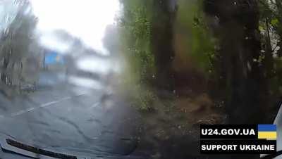 Zelensky published a video of the strike on Dnieper