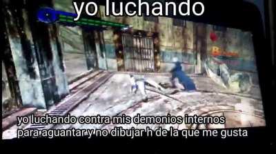 Pued entonces que comience una batalla sin cuartel, que los héroes de la tierra sepan que tienen que hacer, que las luces de mis manos me vayan a obedecer, comienza la batalla ven y venceme. No esperes que este guerrero se rinda...