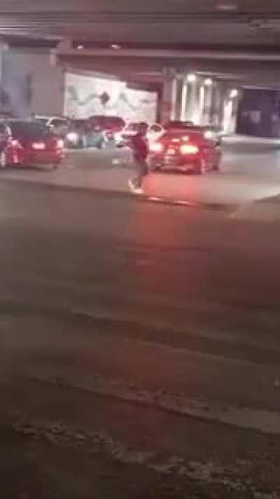 kick a car get turned i to a crayon