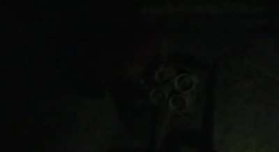 Hamas rocket launcher being prepared inside an open grave before firing on the israeli town Netiv Ha’asara 14-1-25