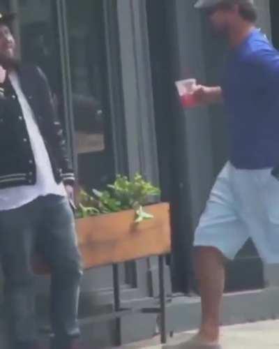 Leonardo Dicaprio spotting Jonah Hill and Pretends he is a fan