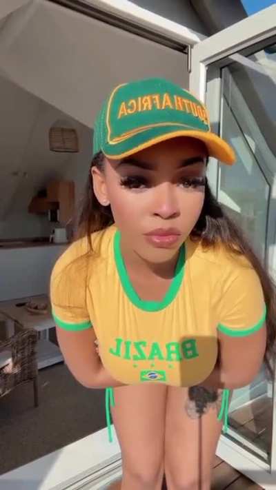 Hottie and she knows it.