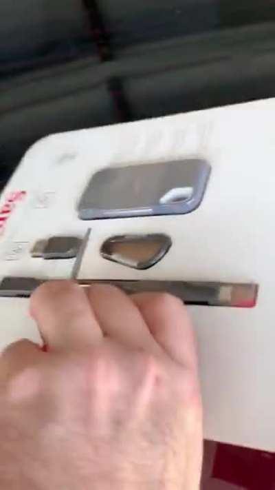 Package design would have you cut through the product