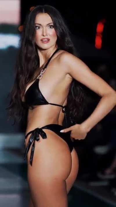 She is owning the runway