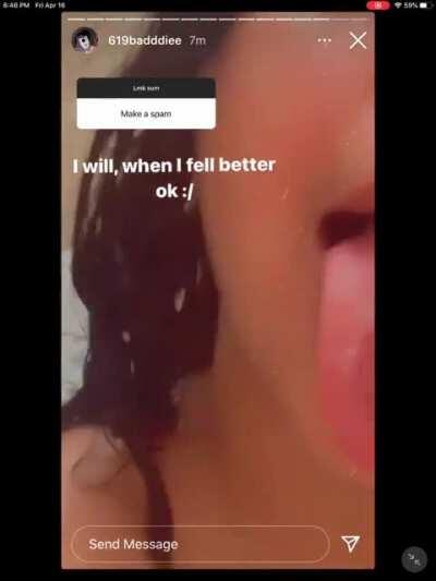 First Vid of 619 baddie from her ig story post more of her