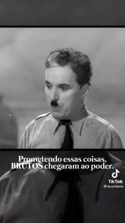 81 anos depois, o discurso final de Chaplin em 
