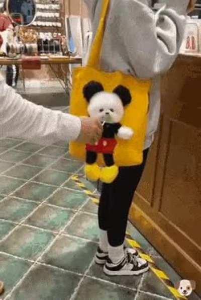 It's mickey but a puppy.