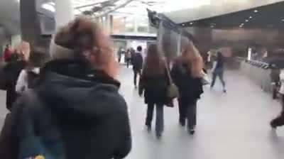 To get into the shop