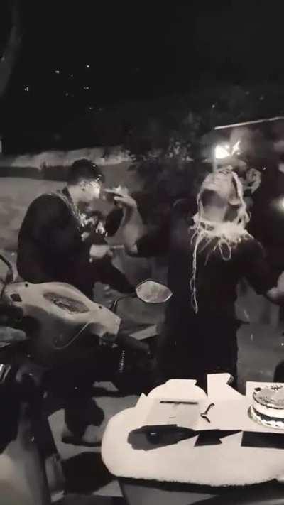 boys partying so hard