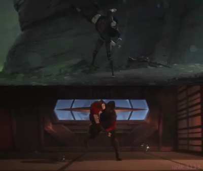 [s2 act 2 spoilers] Caitlyn's training synced with the fight