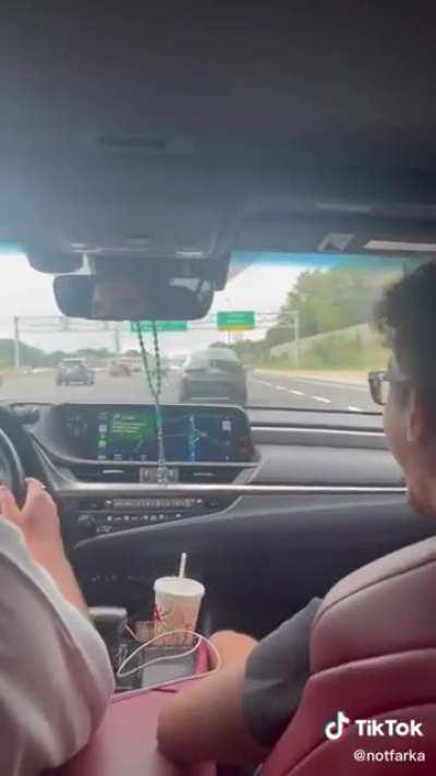Saw this on TikTok. What’re y’all’s thoughts on people driving like this?