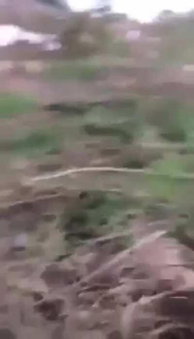 There is a train coming