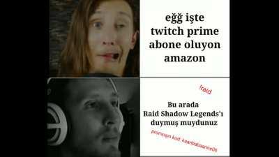 !raid yazarak sende benimle (kesinlikle imkansız) oynayarak kasılıp onu bunu oynayabilirsin ayrıca promoşın kod ile 1392928842929 altın ile oyuna başlayabilirsin. Raid Shadow Legends, Sende katıl
