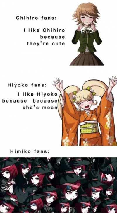 The short characters and why their fans like them