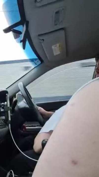 Sneaking in a blowjob