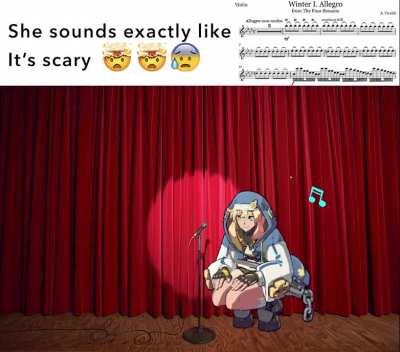 She has an orchestra inside her