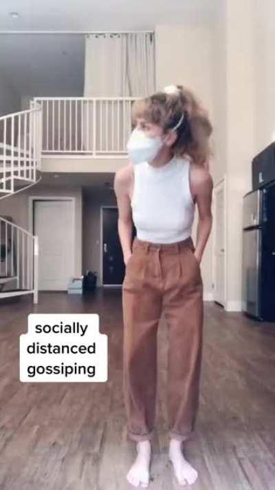 Socially Distanced Gossiping