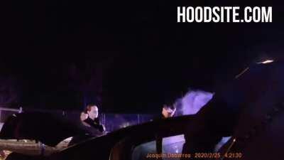 Connecticut police flip burning vehicle to save occupants