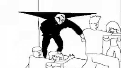 i saw this man at a party the other day